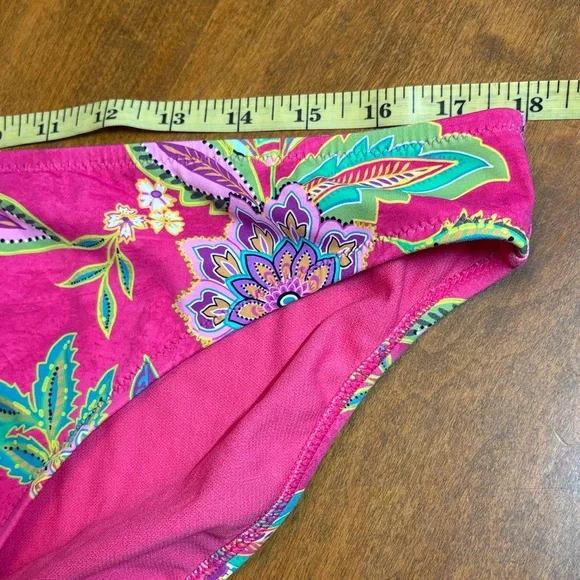 Johnny Was Flamingo Multicolor Bikini, XXL - Picture 7 of 11